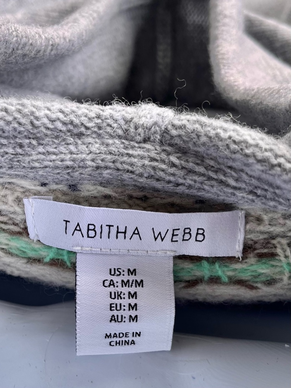 Tabitha Webb Wool Blend Fair Isle Sweater - Picture 4 of 5